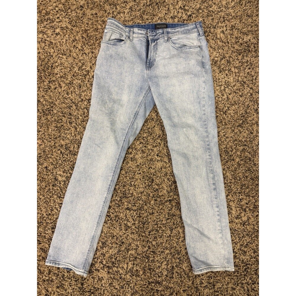PacSun Slim Fit Jeans Men's 32x30 Light Wash Active Stretch Denim